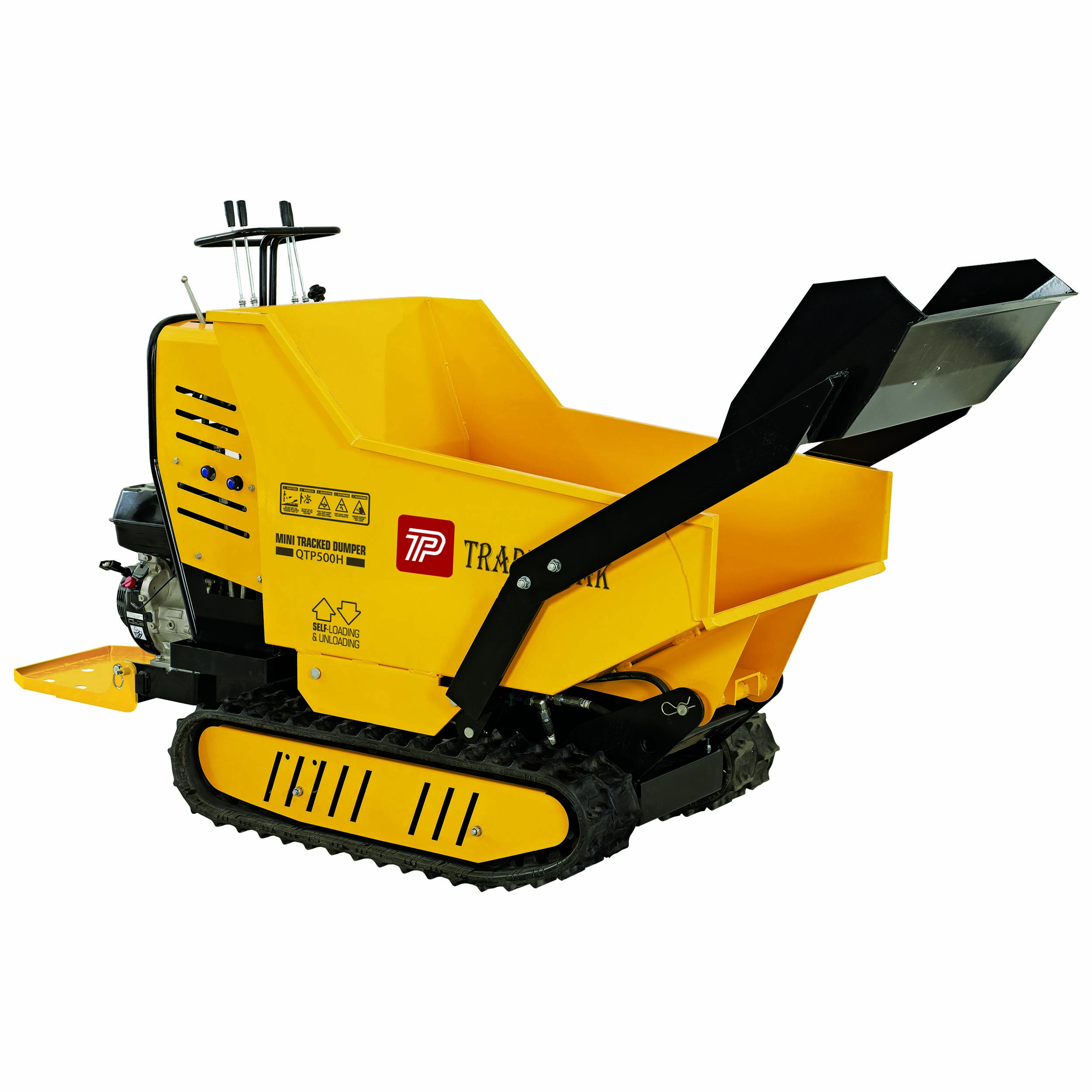 QTP500H full hydraulic self-loading mini dumper